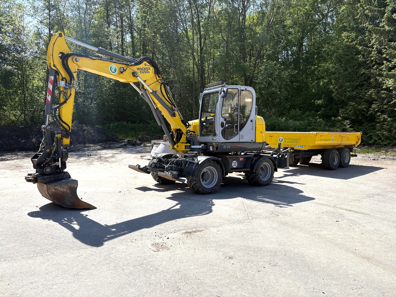 Wacker Neuson EW100 - Grävmaskin: bild 1 Wacker Neuson EW100 - Grävmaskin: bild 1