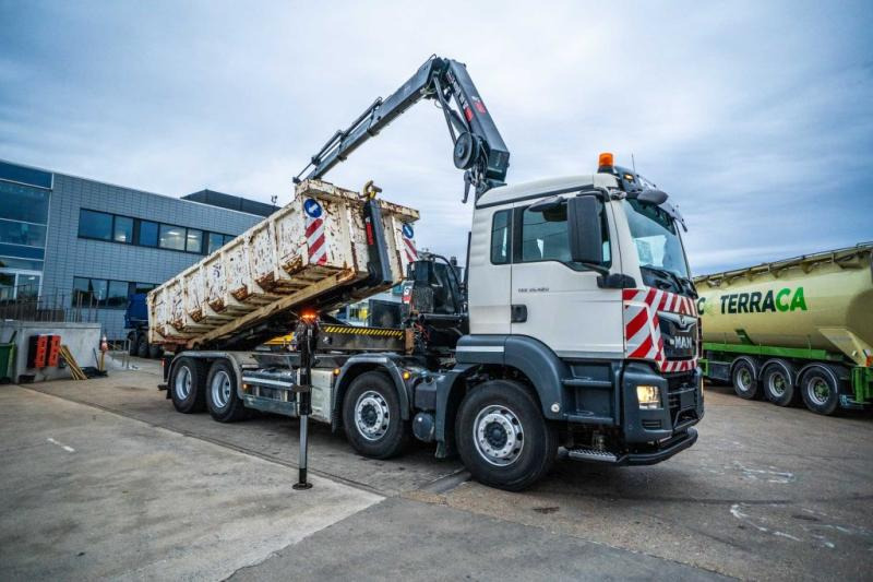 MAN TGS 32.420 BL + HIAB X-HIDUO 188/3x - Lastväxlare lastbil, Kranbil: bild 2 MAN TGS 32.420 BL + HIAB X-HIDUO 188/3x - Lastväxlare lastbil, Kranbil: bild 2