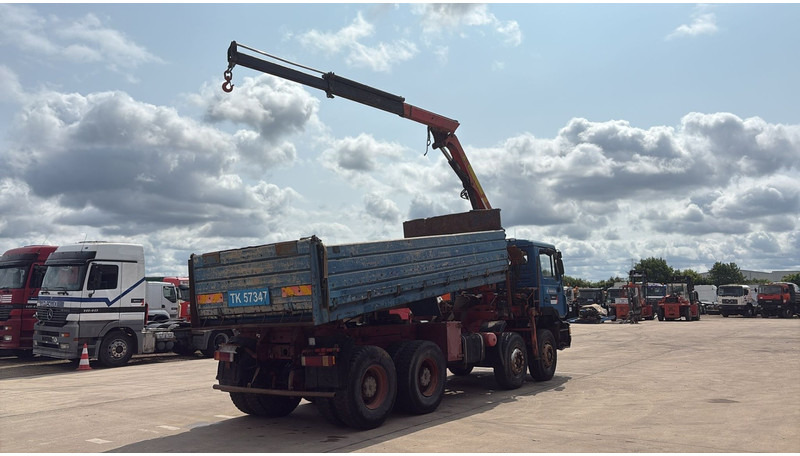 MAN 35.362 (6 CYLINDER / MANUAL PUMP / 8X4 / FALFINGER CRANE PK80 / STEEL SUSP.) - Tippbil lastbil, Kranbil: bild 4 MAN 35.362 (6 CYLINDER / MANUAL PUMP / 8X4 / FALFINGER CRANE PK80 / STEEL SUSP.) - Tippbil lastbil, Kranbil: bild 4