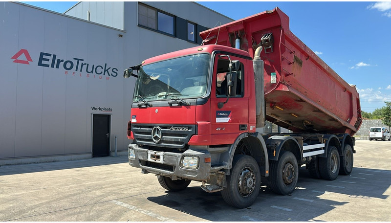 Mercedes-Benz Actros 4141 (8X6 / LAMES / STEEL / BIG AXLE / GRAND PONT / TAMBOURS / MANUAL GETRIEBE / MANUAL GEARBOX) - Tippbil lastbil: bild 1 Mercedes-Benz Actros 4141 (8X6 / LAMES / STEEL / BIG AXLE / GRAND PONT / TAMBOURS / MANUAL GETRIEBE / MANUAL GEARBOX) - Tippbil lastbil: bild 1
