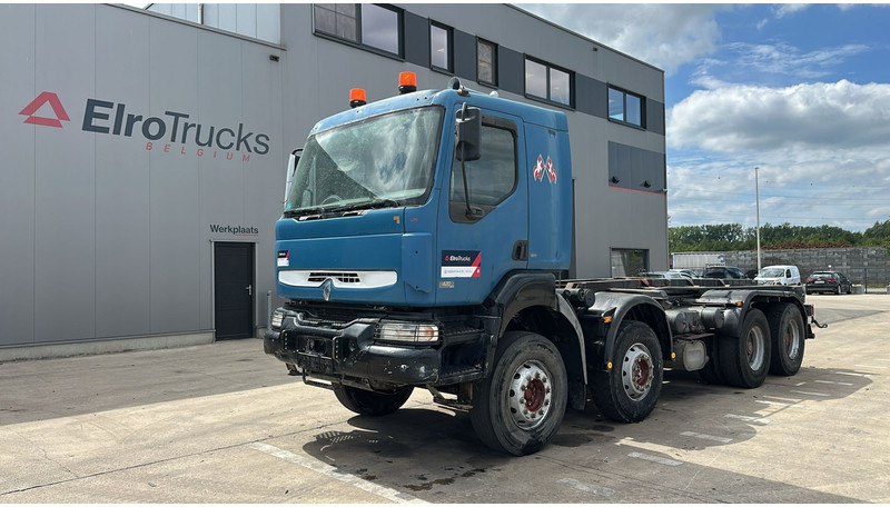 Renault KERAX 420 (8X4 / GRAND PONT / LAMES / BOITE MANUELLE / BONNE ETAT) - Chassi lastbil: bild 1 Renault KERAX 420 (8X4 / GRAND PONT / LAMES / BOITE MANUELLE / BONNE ETAT) - Chassi lastbil: bild 1