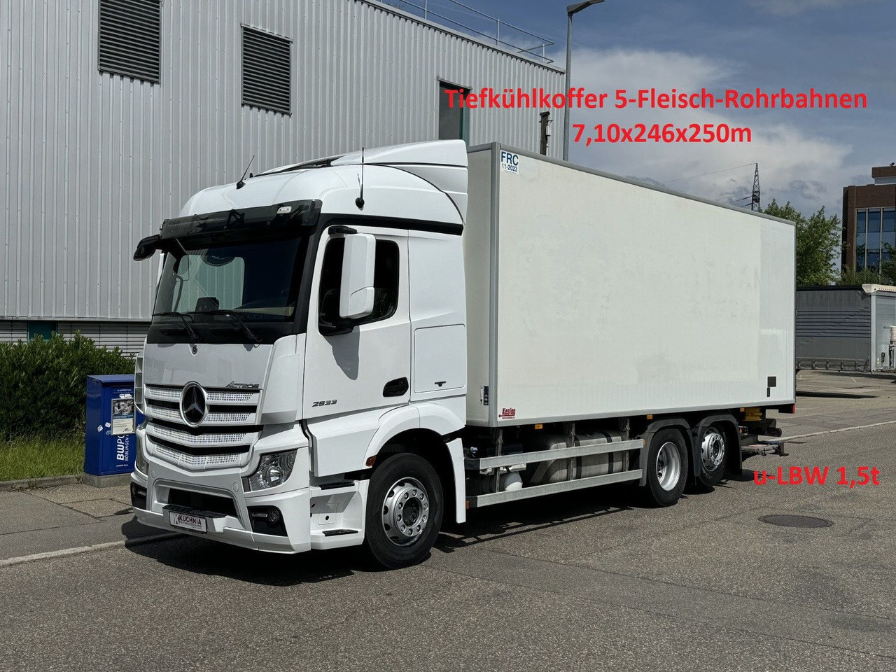 Mercedes-Benz Actros 2533L Tiefkühl 5-Fleisch-Rohrbahnen TKing - Kylbil lastbil: bild 1 Mercedes-Benz Actros 2533L Tiefkühl 5-Fleisch-Rohrbahnen TKing - Kylbil lastbil: bild 1