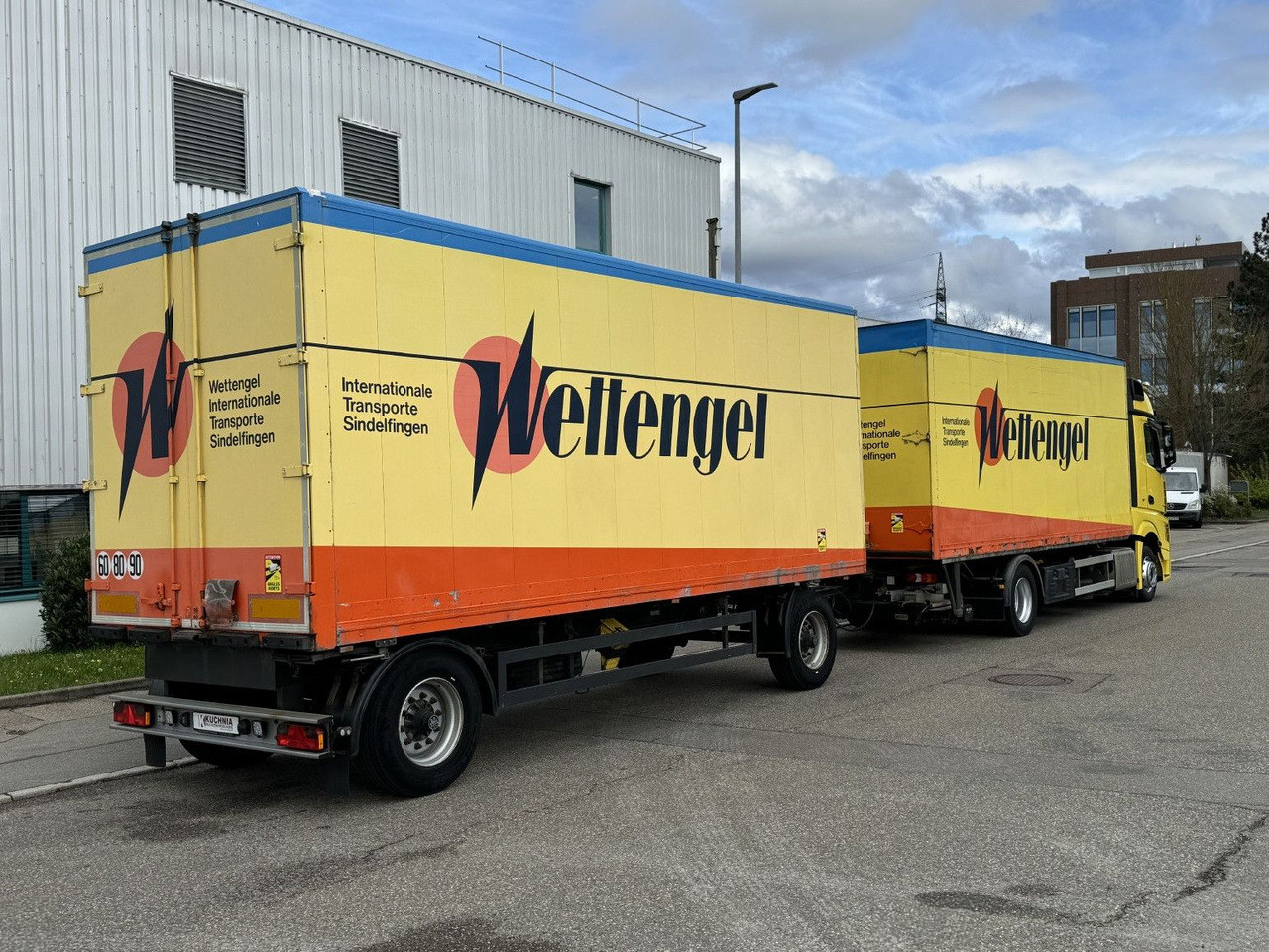 Skåpsläp genkopf 14t Alu-Möbelkoffer 7,1m BPW Luft ZS: bild 6