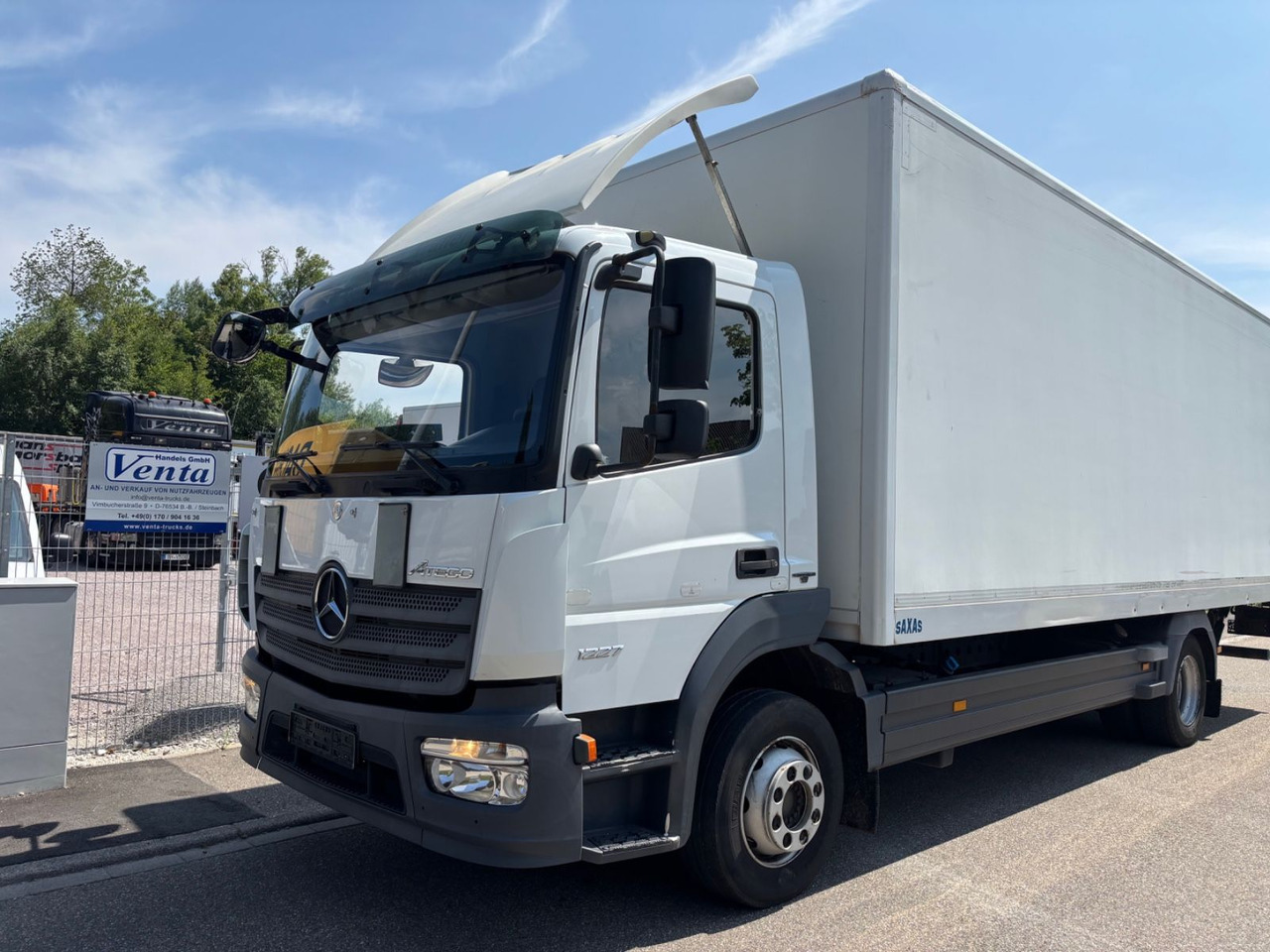 Mercedes-Benz Atego III 1227L, Euro-6 Klima, LBW - Lastbil med skåp: bild 1 Mercedes-Benz Atego III 1227L, Euro-6 Klima, LBW - Lastbil med skåp: bild 1