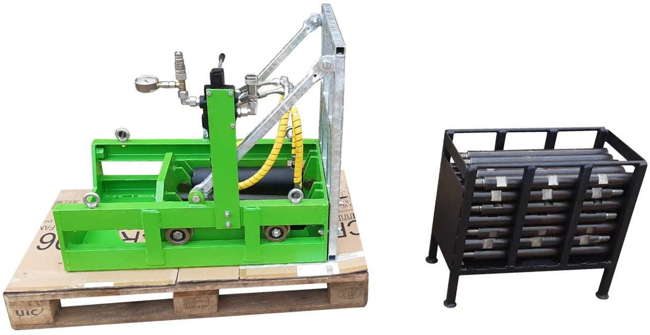 Hydraulic Pressing / Przecisk Hydrauliczny / Hydraulický Protlač / Presare Hidraulică - Styrbara borrmaskin: bild 1 Hydraulic Pressing / Przecisk Hydrauliczny / Hydraulický Protlač / Presare Hidraulică - Styrbara borrmaskin: bild 1