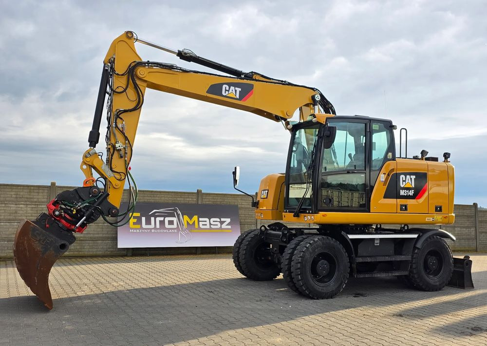 Caterpillar M314F, 2016 ROK, GŁOWICA ROTOTILT, 4400 MTH - Grävmaskin på däck: bild 2 Caterpillar M314F, 2016 ROK, GŁOWICA ROTOTILT, 4400 MTH - Grävmaskin på däck: bild 2