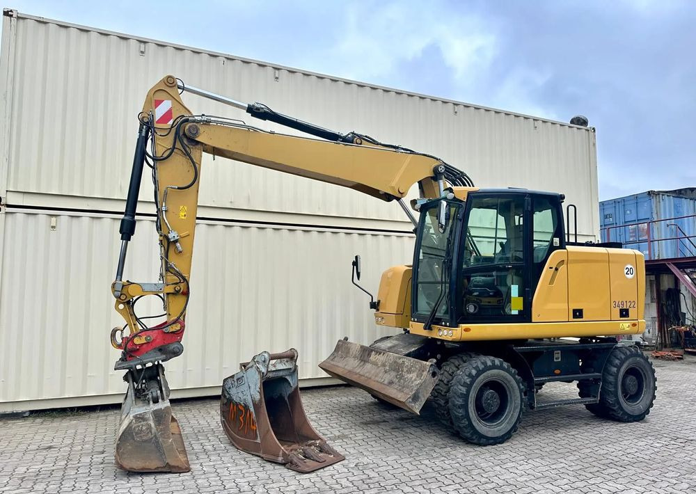 Caterpillar M314F, 2018 ROK, 4200 MTH, 2 ŁYŻKI - Grävmaskin på däck: bild 1 Caterpillar M314F, 2018 ROK, 4200 MTH, 2 ŁYŻKI - Grävmaskin på däck: bild 1