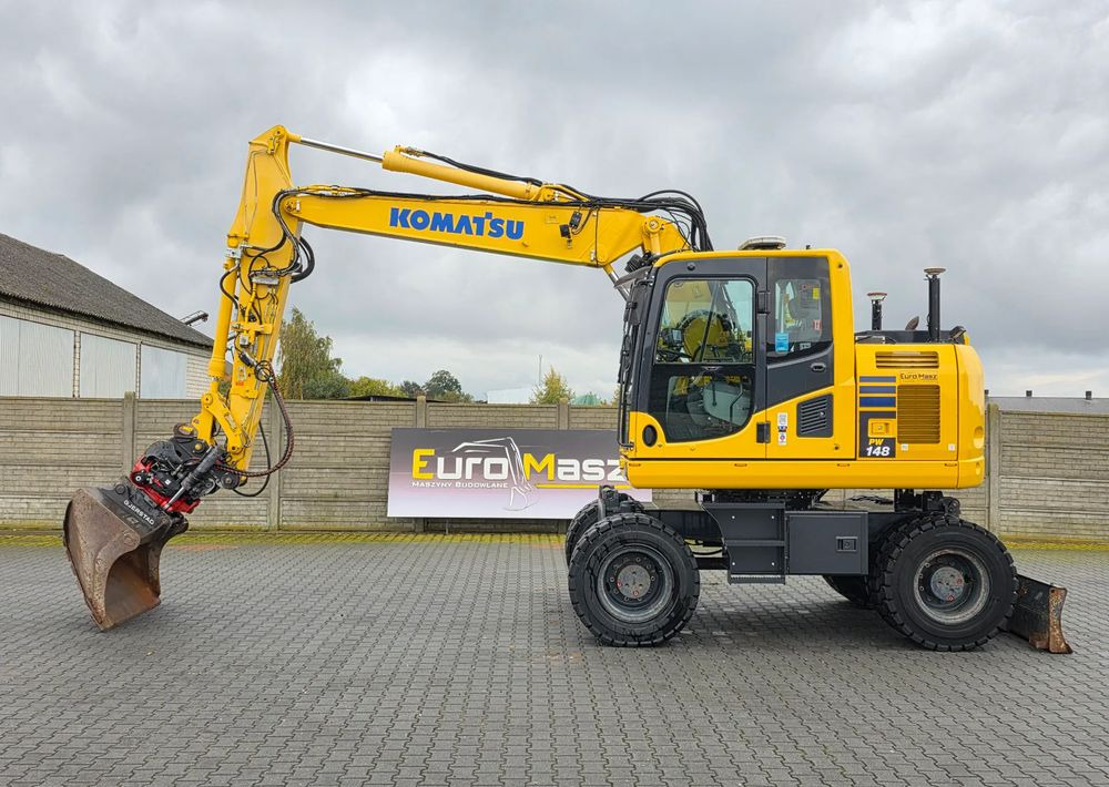 Komatsu PW 148-10, 2016 ROK, SYSTEM LEICA 3D - Grävmaskin på däck: bild 2 Komatsu PW 148-10, 2016 ROK, SYSTEM LEICA 3D - Grävmaskin på däck: bild 2