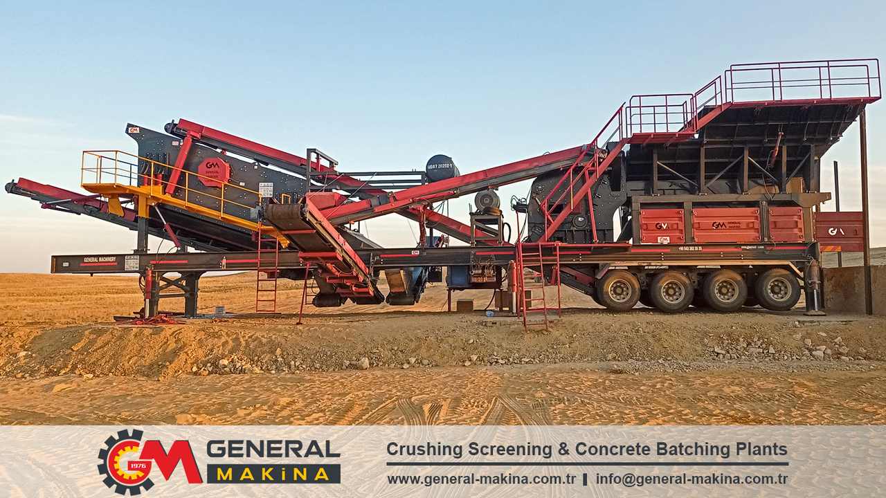 Ny Mobilt krossverk GENERAL MAKİNA HOT Sale Crushing Plants: bild 7