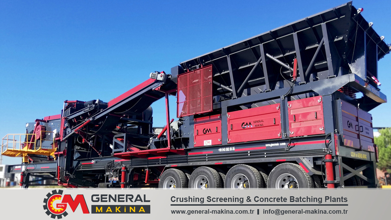 Ny Mobilt krossverk GENERAL MAKİNA HOT Sale Crushing Plants: bild 9