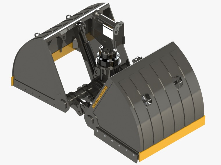 HEAVY DUTY ROTATING CLAMSHELL BUCKET - NG ATTACHMENTS - Skopa för Grävmaskin: bild 2 HEAVY DUTY ROTATING CLAMSHELL BUCKET - NG ATTACHMENTS - Skopa för Grävmaskin: bild 2