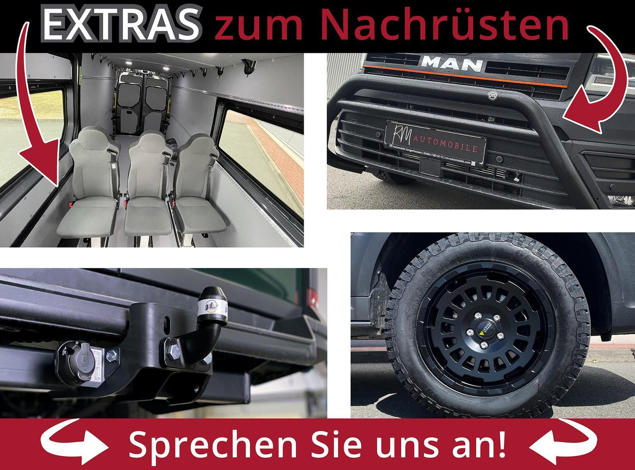 Skåpbil MAN TGE 3.180 L3H3 Kasten 4x4 AHK ACC LED NAV SITZHZ: bild 36