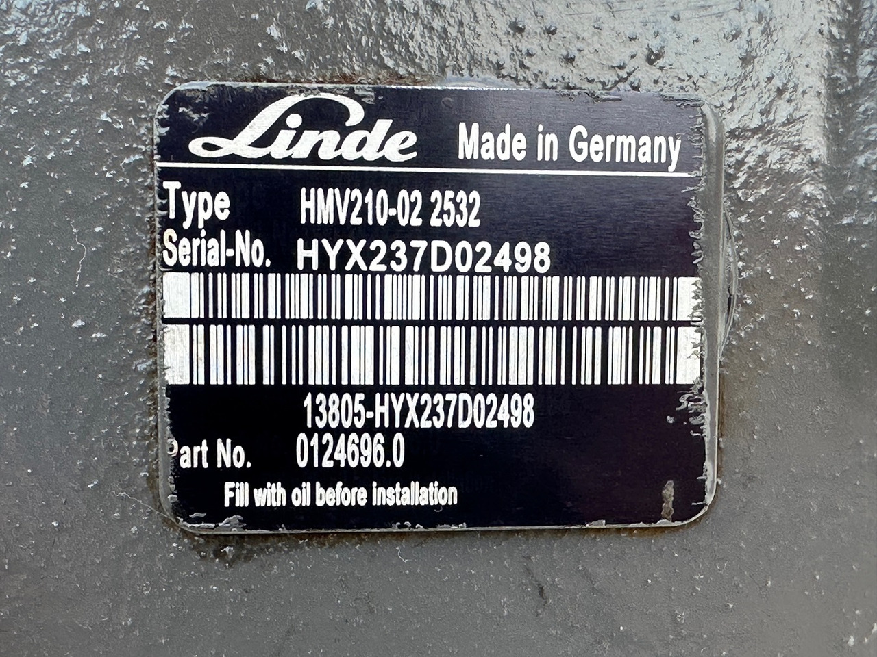 Hydraulmotor Linde Verstellmotor-Axialkolbenmotor Typ:HMV210-02 2532.  #HMV210-02.2532#: bild 20