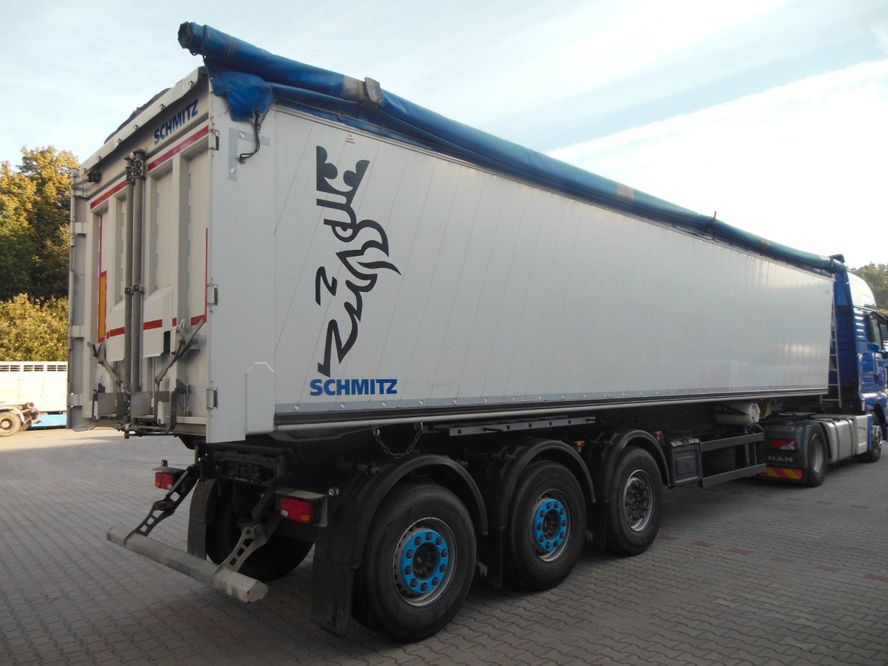 Schmitz Cargobull SKI 24, 51M3, ACHSEN 9 TONE, LIFT ACHSE - Tippbil semitrailer: bild 1 Schmitz Cargobull SKI 24, 51M3, ACHSEN 9 TONE, LIFT ACHSE - Tippbil semitrailer: bild 1