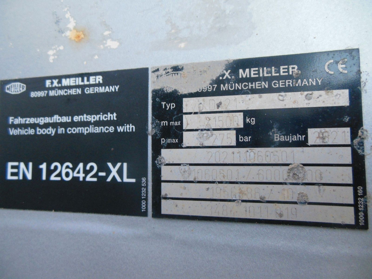 Tippbil lastbil Volvo FMX 460, 8X4, MEILLER, BORDMATIC, AHK, HA-LUFT: bild 18