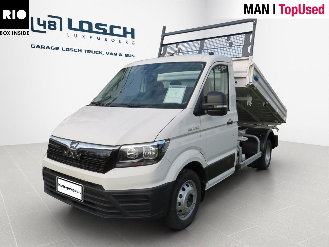 MAN TGE 6.160 4X2 L3 SB EK Kipper RWD MAN TGE 6.160 4X2 L3 SB EK Meiller-DSK RWD - Transportbil med tippflak: bild 1 MAN TGE 6.160 4X2 L3 SB EK Kipper RWD MAN TGE 6.160 4X2 L3 SB EK Meiller-DSK RWD - Transportbil med tippflak: bild 1