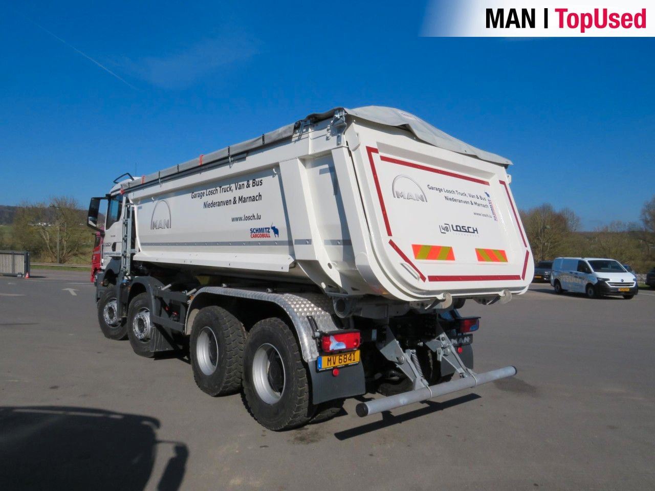 MAN TGS 41.480 8x4 BB CH Schmitz Muldenkipper Klima - Liftdumper lastbil: bild 4 MAN TGS 41.480 8x4 BB CH Schmitz Muldenkipper Klima - Liftdumper lastbil: bild 4