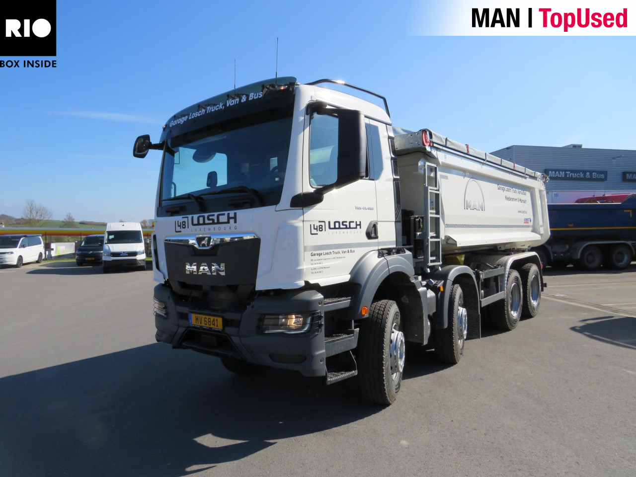 MAN TGS 41.480 8x4 BB CH Schmitz Muldenkipper Retarder - Tippbil lastbil: bild 1 MAN TGS 41.480 8x4 BB CH Schmitz Muldenkipper Retarder - Tippbil lastbil: bild 1