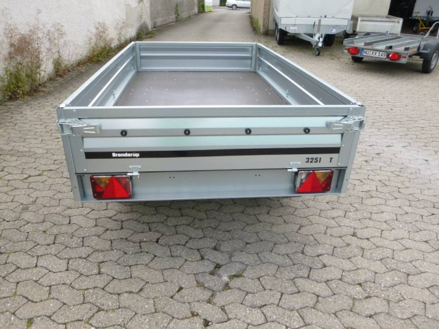 Brenderup 3251ST UB750, Stahl Hochlader, 2500x1420x350mm, 100 km/h - Bilsläp: bild 3 Brenderup 3251ST UB750, Stahl Hochlader, 2500x1420x350mm, 100 km/h - Bilsläp: bild 3