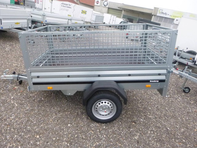 Brenderup Kippi 200, 1205SUB 2030 x 1160 x 350 mm, mit Laubgitter 50 cm - Bilsläp: bild 3 Brenderup Kippi 200, 1205SUB 2030 x 1160 x 350 mm, mit Laubgitter 50 cm - Bilsläp: bild 3
