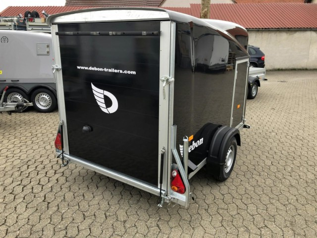 Cheval Liberte Debon Cargo 2 Poly + Türe schwarz Aluräder 1300 kg, 100 km/h, 300x155x168cm - Skåpsläp: bild 5 Cheval Liberte Debon Cargo 2 Poly + Türe schwarz Aluräder 1300 kg, 100 km/h, 300x155x168cm - Skåpsläp: bild 5