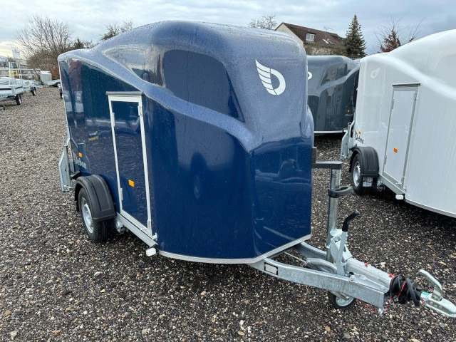 Skåpsläp Cheval Liberte Debon Fourgon Cargo 2 Poly + Türe blau 1300 kg, 100 km/h, 300x155x168cm: bild 1