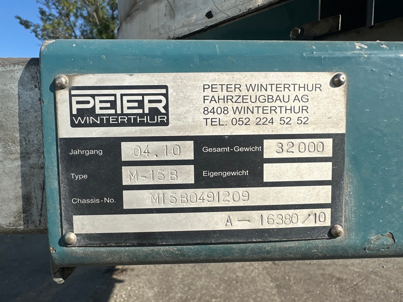 PETER-WINTERTHUR asphalt Silo M-15b - Tankcontainer: bild 5 PETER-WINTERTHUR asphalt Silo M-15b - Tankcontainer: bild 5