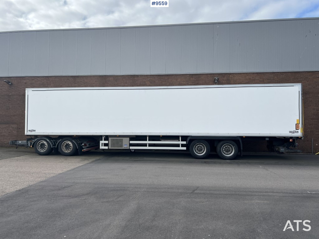 Container trailer Chereau CSD2 with Dolly - Skåpsläp: bild 1 Container trailer Chereau CSD2 with Dolly - Skåpsläp: bild 1
