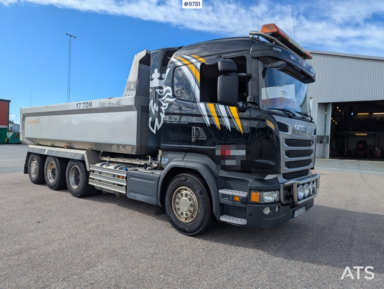 Dump truck Scania R520 8X4 - Tippbil lastbil: bild 2 Dump truck Scania R520 8X4 - Tippbil lastbil: bild 2
