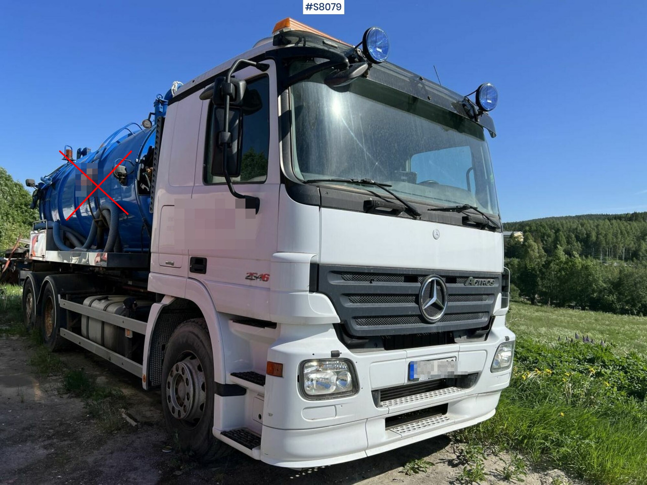 Lastväxlare lastbil Hook Truck Mercedes Benz 2546 L 6x2: bild 7
