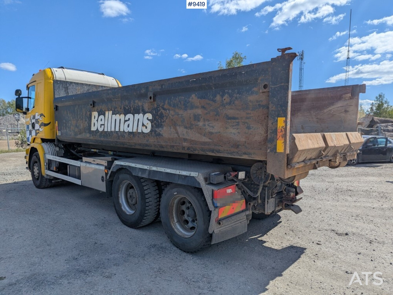Hooklift Truck Scania R520 6x2 with flatbed - Lastväxlare lastbil: bild 3 Hooklift Truck Scania R520 6x2 with flatbed - Lastväxlare lastbil: bild 3