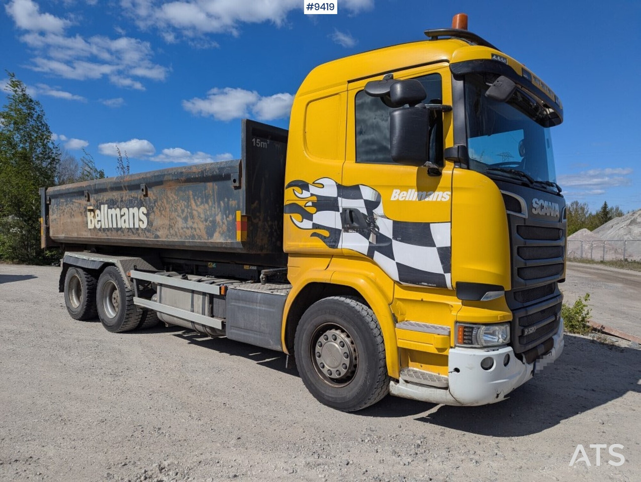 Hooklift Truck Scania R520 6x2 with flatbed - Lastväxlare lastbil: bild 2 Hooklift Truck Scania R520 6x2 with flatbed - Lastväxlare lastbil: bild 2