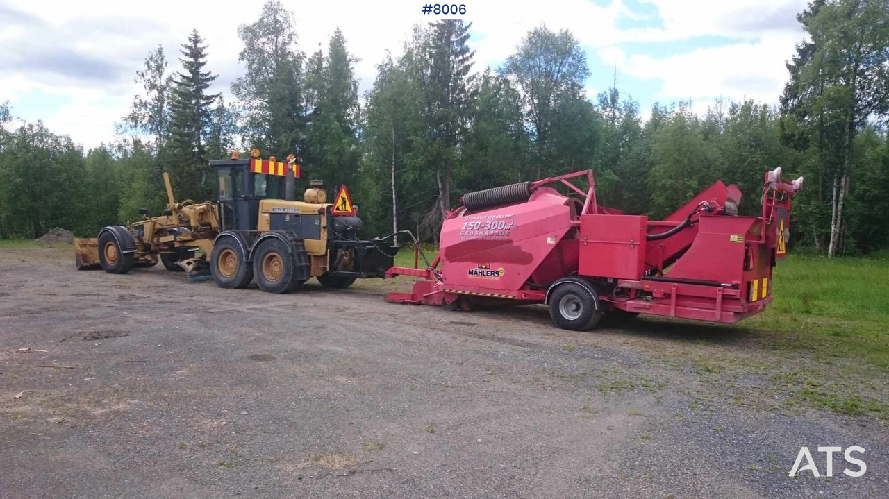 John Deere 772-A Grader with Gravel Sorter, see video - Väghyvel: bild 1 John Deere 772-A Grader with Gravel Sorter, see video - Väghyvel: bild 1