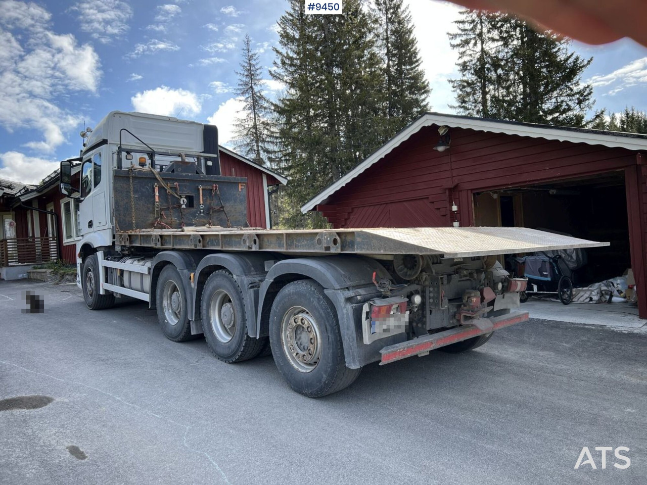 Mercedes Benz Arocs 3251 Tridem Hooklift, flatbed and concrete rotator - Lastväxlare lastbil: bild 4 Mercedes Benz Arocs 3251 Tridem Hooklift, flatbed and concrete rotator - Lastväxlare lastbil: bild 4