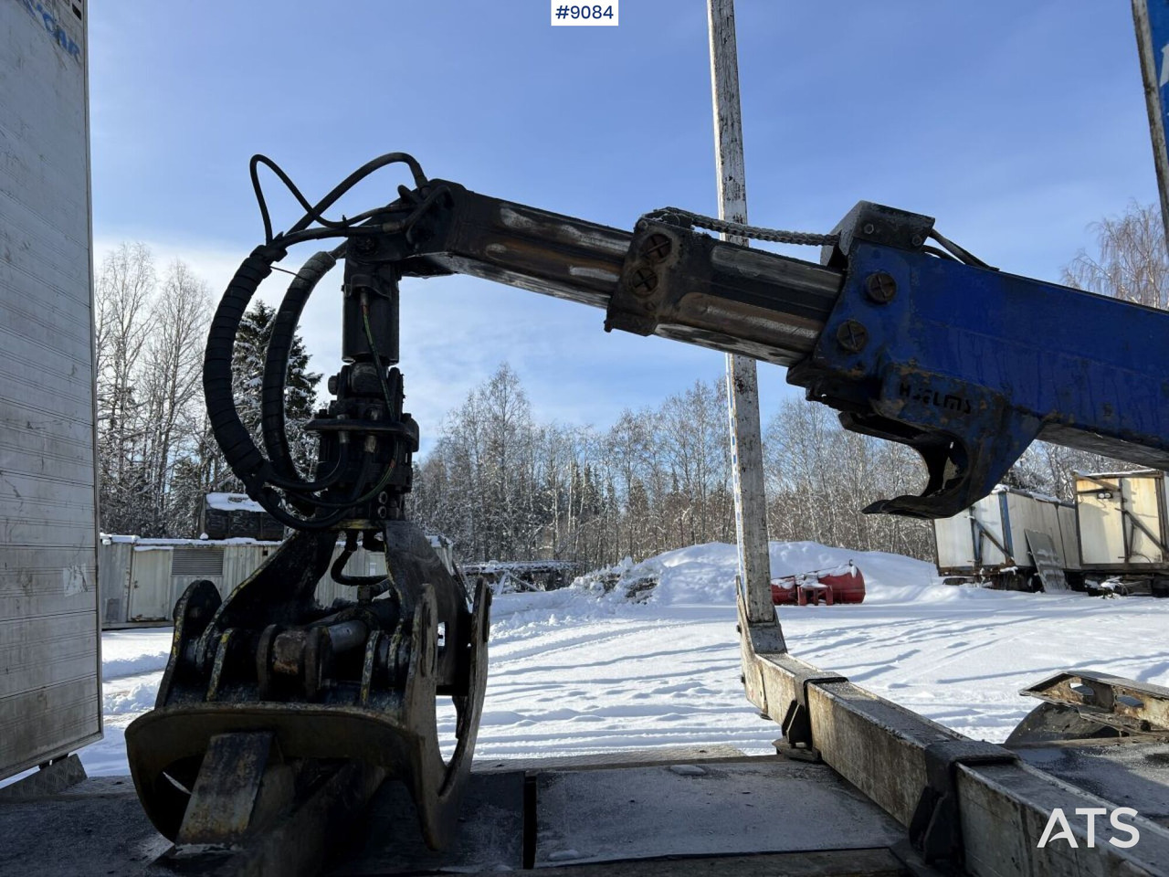 SCANIA R580 6X4 Logging truck with crane (VIDEO) - Timmerbil: bild 4 SCANIA R580 6X4 Logging truck with crane (VIDEO) - Timmerbil: bild 4
