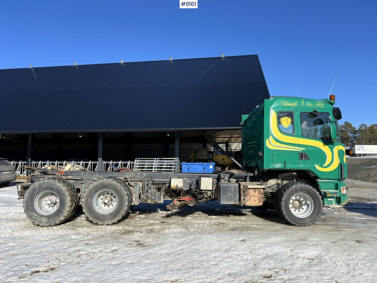 Scania R124 with cameleont quick lock, underbite and plow attachments - Chassi lastbil: bild 3 Scania R124 with cameleont quick lock, underbite and plow attachments - Chassi lastbil: bild 3