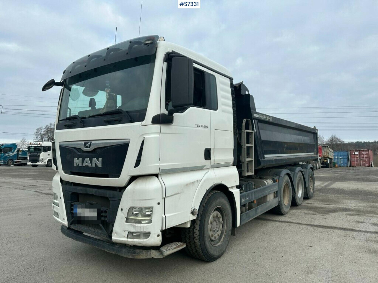 TIPPER TRUCK, MAN TGX 35.500 8X4-4 BL, Tridem (SEE VIDEO) - Tippbil lastbil: bild 1 TIPPER TRUCK, MAN TGX 35.500 8X4-4 BL, Tridem (SEE VIDEO) - Tippbil lastbil: bild 1