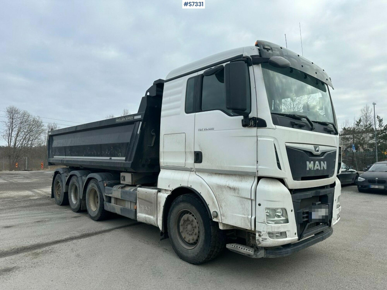 TIPPER TRUCK, MAN TGX 35.500 8X4-4 BL, Tridem (SEE VIDEO) - Tippbil lastbil: bild 2 TIPPER TRUCK, MAN TGX 35.500 8X4-4 BL, Tridem (SEE VIDEO) - Tippbil lastbil: bild 2