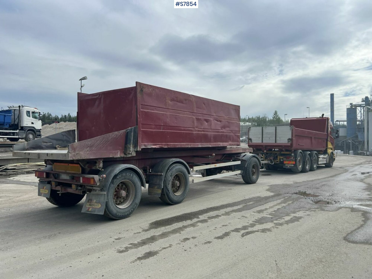 Tipper Truck Scania R500 with side tipper and ORY T 10 Tipper trailer - Tippbil lastbil, Tippsläp: bild 4 Tipper Truck Scania R500 with side tipper and ORY T 10 Tipper trailer - Tippbil lastbil, Tippsläp: bild 4