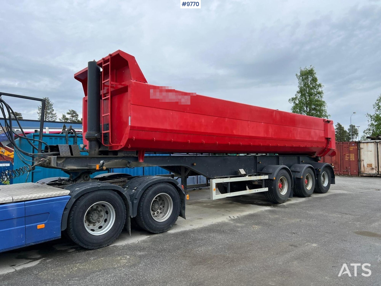 Tipper trailer Kilafors - Tippbil semitrailer: bild 1 Tipper trailer Kilafors - Tippbil semitrailer: bild 1