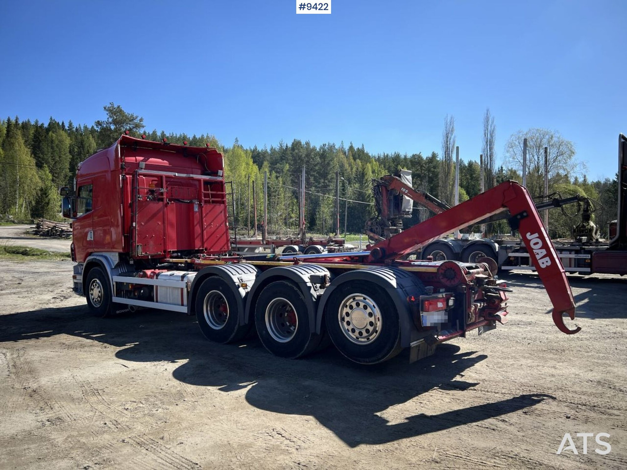 Tridem Hooklift Truck Scania G490 with plow brackets - Lastväxlare lastbil: bild 4 Tridem Hooklift Truck Scania G490 with plow brackets - Lastväxlare lastbil: bild 4