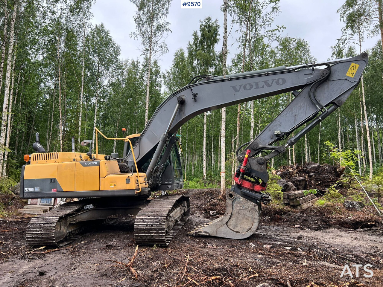 Volvo EC 250 DL grävsystem, rotor och planerskopa - Bandgrävare: bild 3 Volvo EC 250 DL grävsystem, rotor och planerskopa - Bandgrävare: bild 3