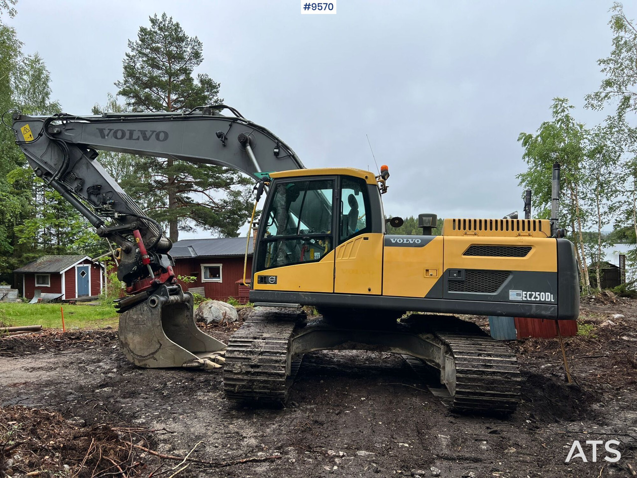 Volvo EC 250 DL grävsystem, rotor och planerskopa - Bandgrävare: bild 1 Volvo EC 250 DL grävsystem, rotor och planerskopa - Bandgrävare: bild 1
