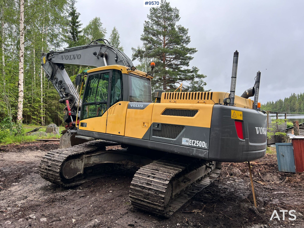 Volvo EC 250 DL grävsystem, rotor och planerskopa - Bandgrävare: bild 4 Volvo EC 250 DL grävsystem, rotor och planerskopa - Bandgrävare: bild 4
