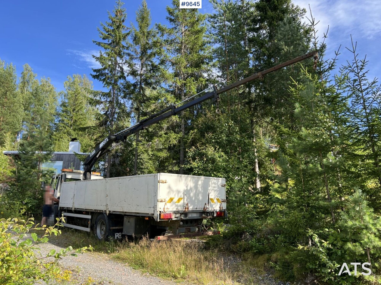 Volvo FL 614 4X2 Crane truck Repair object (VIDEO) - Flakbil, Kranbil: bild 5 Volvo FL 614 4X2 Crane truck Repair object (VIDEO) - Flakbil, Kranbil: bild 5