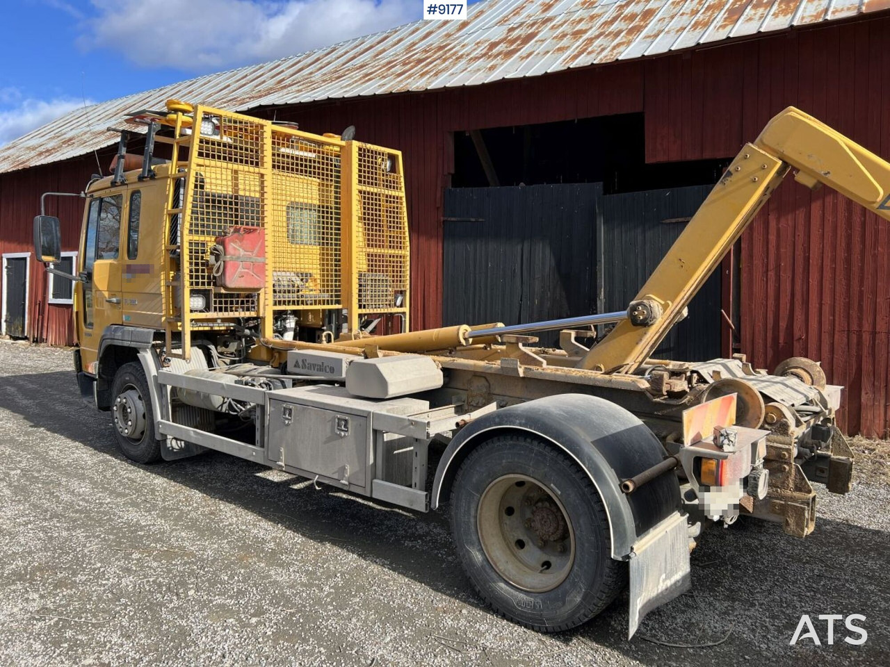 Lastväxlare lastbil Volvo FL614 4X2 Swap Body Truck with Flatbed: bild 11