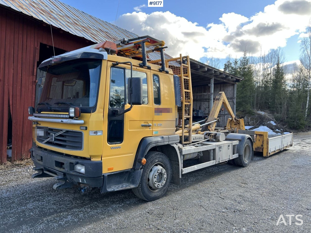 Volvo FL614 4X2 Swap Body Truck with Flatbed - Lastväxlare lastbil: bild 1 Volvo FL614 4X2 Swap Body Truck with Flatbed - Lastväxlare lastbil: bild 1