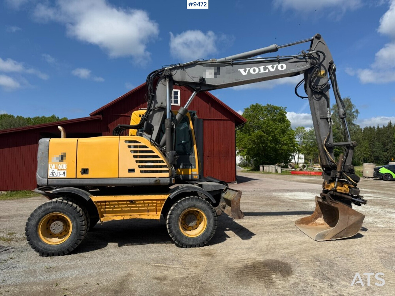Wheel excavator Volvo EW160B, Tiltrotator - Grävmaskin på däck: bild 2 Wheel excavator Volvo EW160B, Tiltrotator - Grävmaskin på däck: bild 2