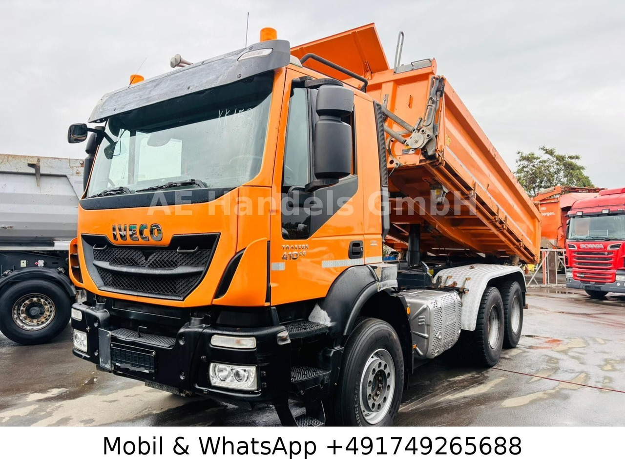 Iveco Trakker 410 E6 BB 6x4 Meiller-Kipper *10m³/AHK - Tippbil lastbil: bild 1 Iveco Trakker 410 E6 BB 6x4 Meiller-Kipper *10m³/AHK - Tippbil lastbil: bild 1