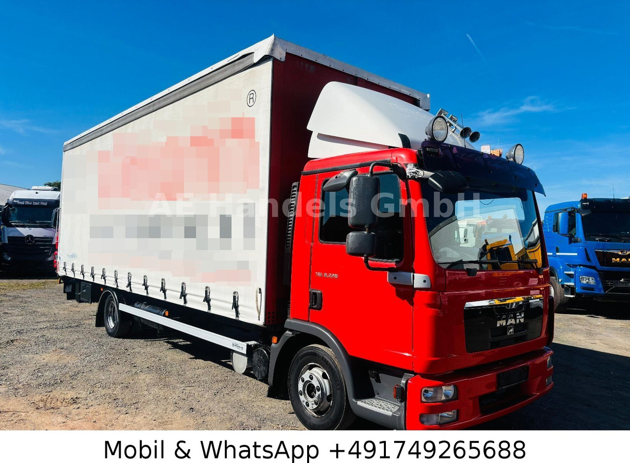 MAN TGL 8.220 C BL P+P 4x2*LBW/Tautliner/AHK/AirPipe - Transportbil med kapell: bild 1 MAN TGL 8.220 C BL P+P 4x2*LBW/Tautliner/AHK/AirPipe - Transportbil med kapell: bild 1